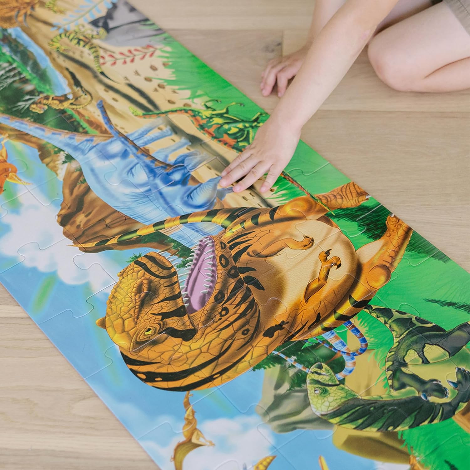 Jumbo Dinosaur Puzzle for Toddlers – 48 Pieces for Learning and Fun