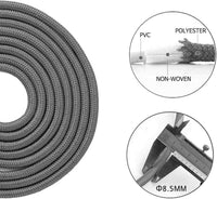 Jump rope with aluminum-style handles for gym workout routines
