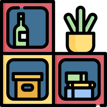 Home decor category icon for decorative and everyday home styling products