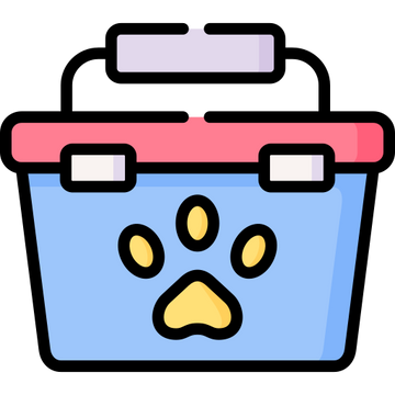 Pet care category icon for feeding, grooming and daily pet accessories