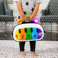 Kick and play baby piano mat musical activity gym for infants tummy time development