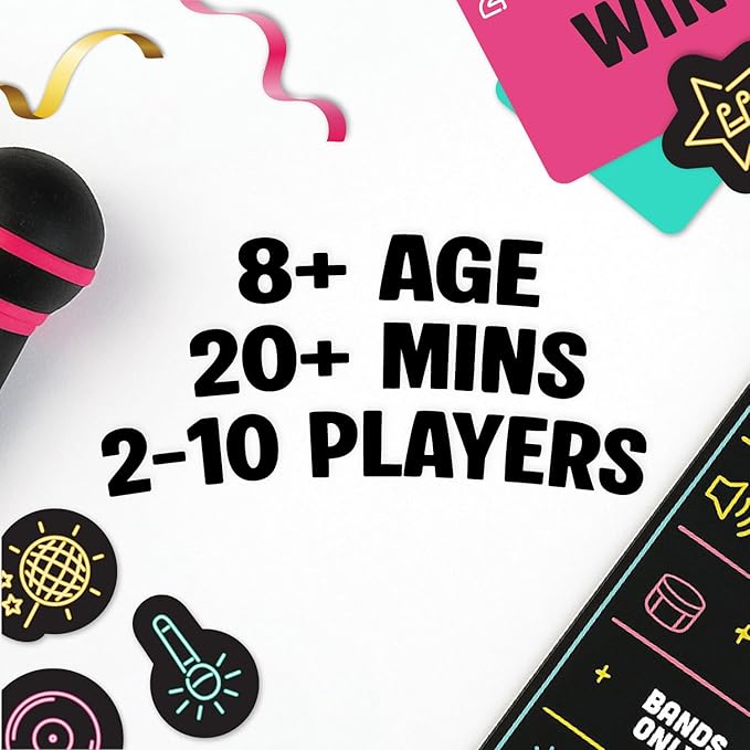 Kids and adults karaoke game for fun game night