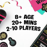 Kids and adults karaoke game for fun game night