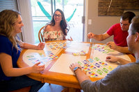 Kids and adults number card game fun