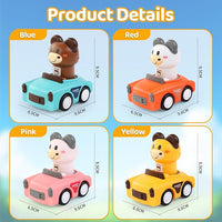 kids animal vehicle toy set for boys and girls