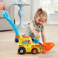 Kids ball popping toy with construction design