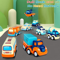 Kids birthday gift toy cars transport truck set