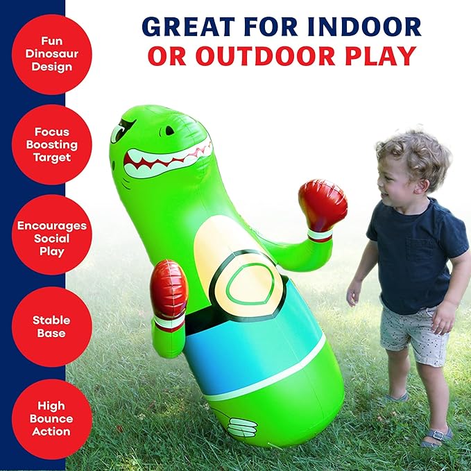 Kids bop bag bounce back toy fun