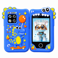 Kids camera with dinosaur design, 2.8-inch IPS screen and digital photography features.