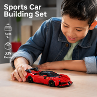 kids car building blocks toy for assembling sports car model