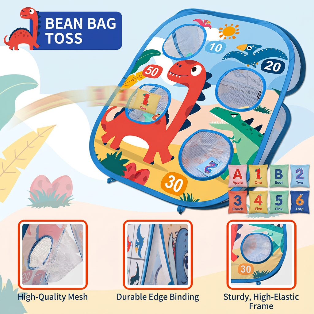 Kids coordination throwing game toy fun