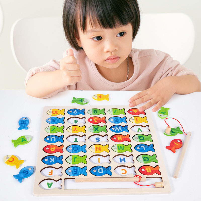 Kids counting number learning fishing toy educational game