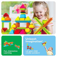 Soft interlocking blocks for kids with colorful hedgehog-style pieces for construction activity