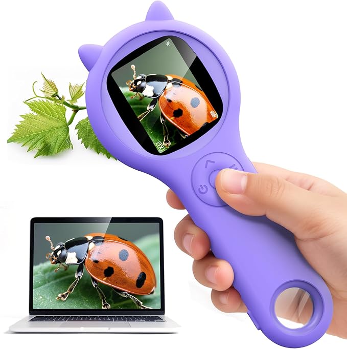 Kids digital microscope handheld STEM science toy