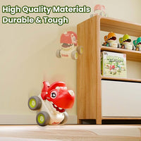 kids dinosaur friction vehicle toy for boys and girls