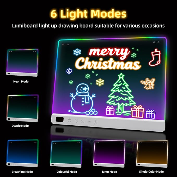 Kids DIY LED Art Toy Luminous Writing Board