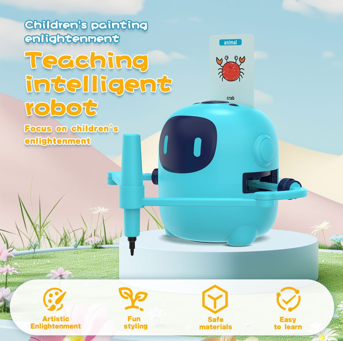 kids educational drawing machine toy for creative learning and sketching

