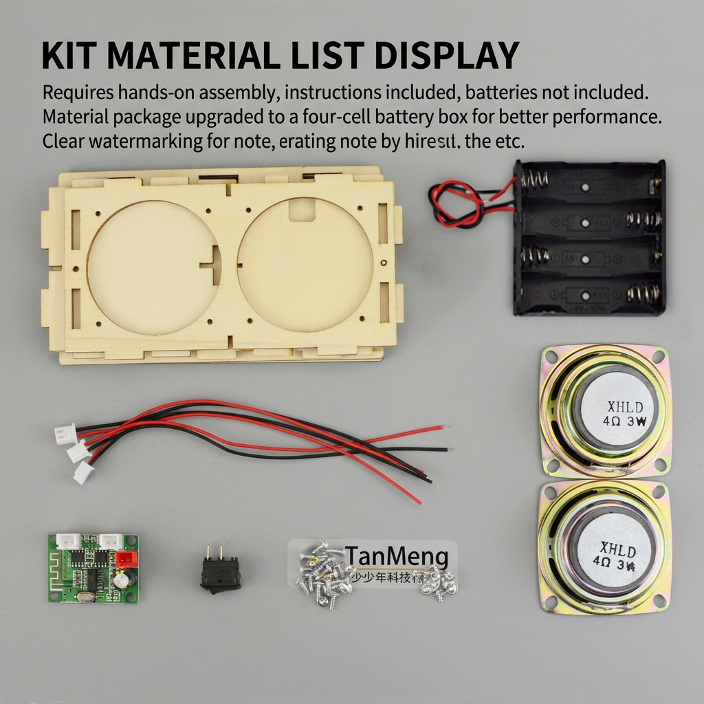 Kids electronics project kit Bluetooth speaker STEM learning toy