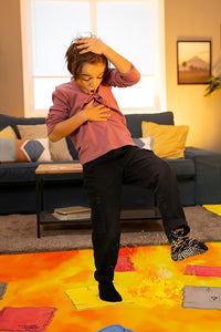 Kids family fun game The Floor is Lava