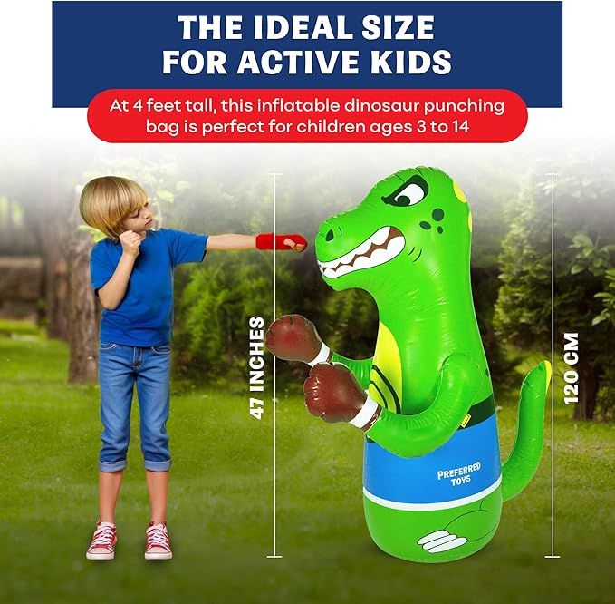 Kids fitness punching bag toy
