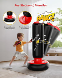 Kids fitness punching bag toy for home play, exercise, and recreational activities