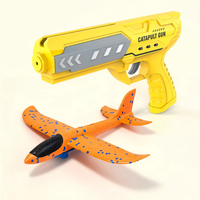 Kids foam airplane launcher for fun outdoor activities