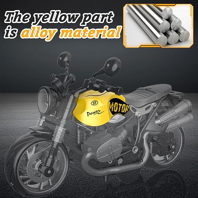 kids friction motorcycle toy with automatic drive