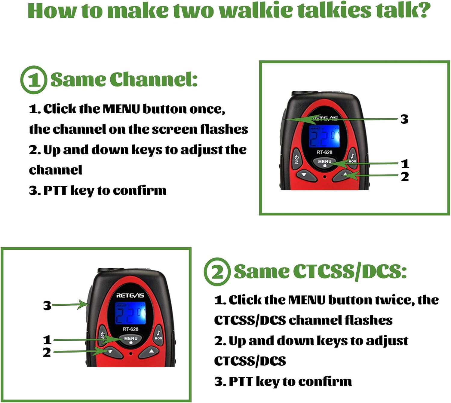Outdoor communication toys for kids with walkie talkies