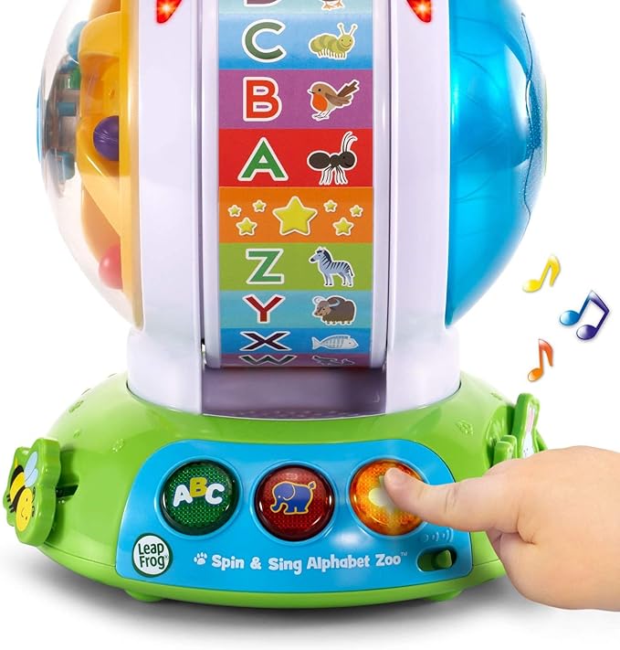 Kids interactive alphabet sound toy with music and animals