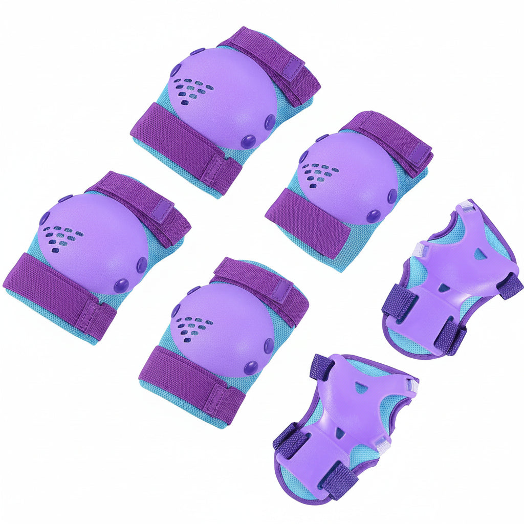 Kids and youth knee and elbow pads set for skating and sports