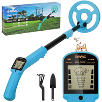 Kids metal detector with adjustable height for comfortable use