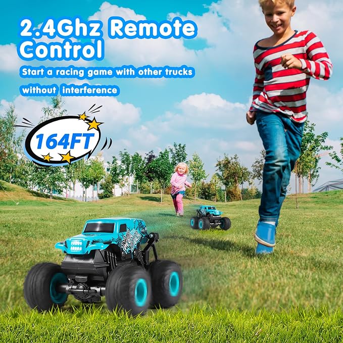 Kids monster RC car with remote control operation