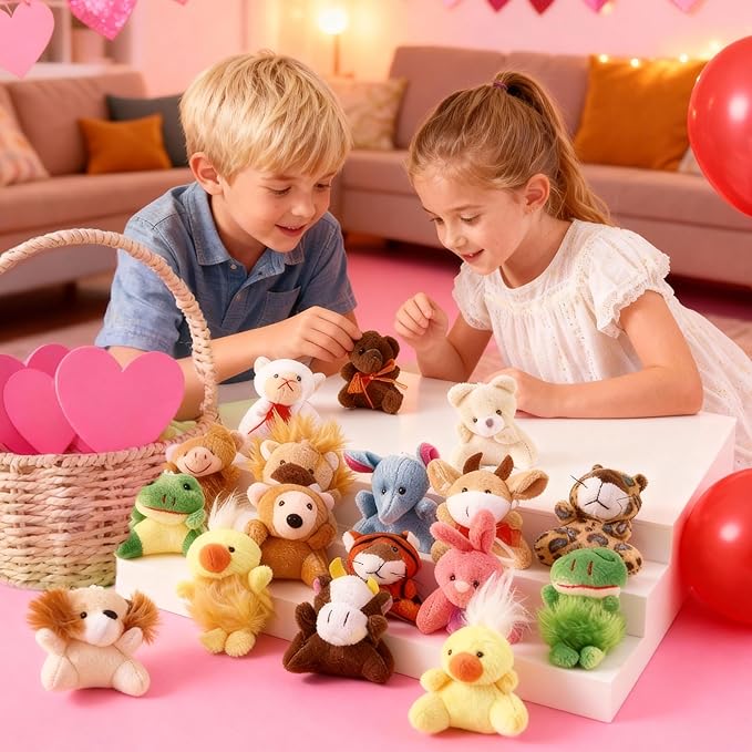 Party favor mini plush toys for kids, ideal for goodie bags and school gifts