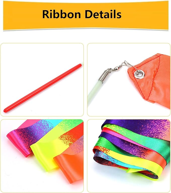 Kids’ party goody bag stuffers – colorful ribbon dancing wands for fun and activity