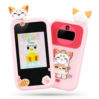 Kids phone camera toy featuring digital photography and video recording functions.
