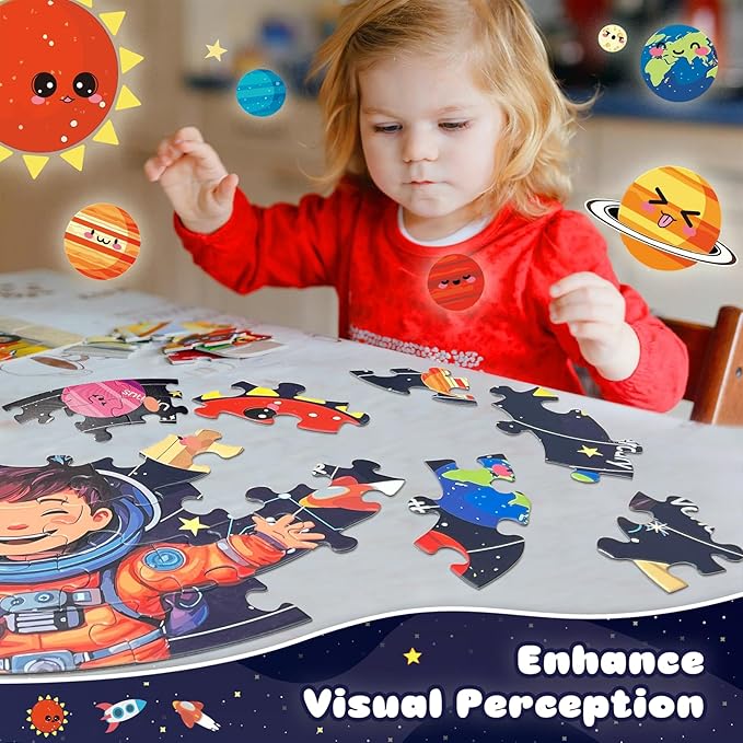 Kids Planet Puzzle Educational Learning Toy