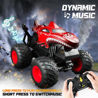 Kids remote control monster truck for recreational play