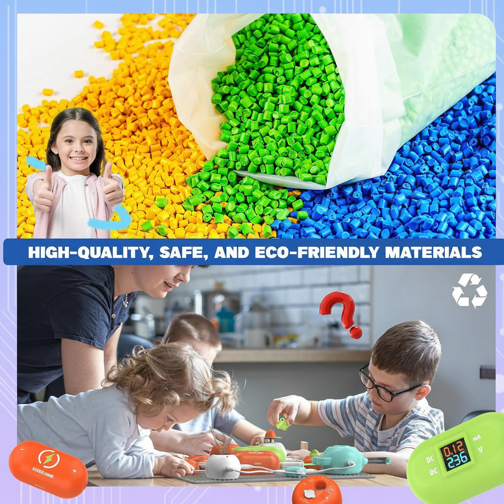 science project electronics kit for circuit building and experiments