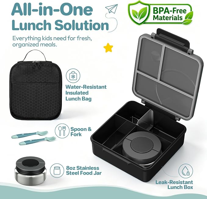 Portable soup container for school meals