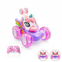 Kids spider design stunt car toy for indoor and outdoor play
