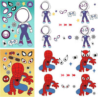 Kids sticker set for crafts party activities and school projects