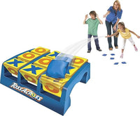 Kids throwing tic tac toe game indoor outdoor