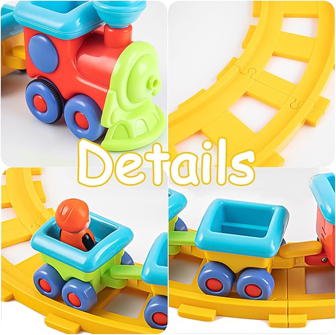 Kids Toy Train Tracks Educational Toy