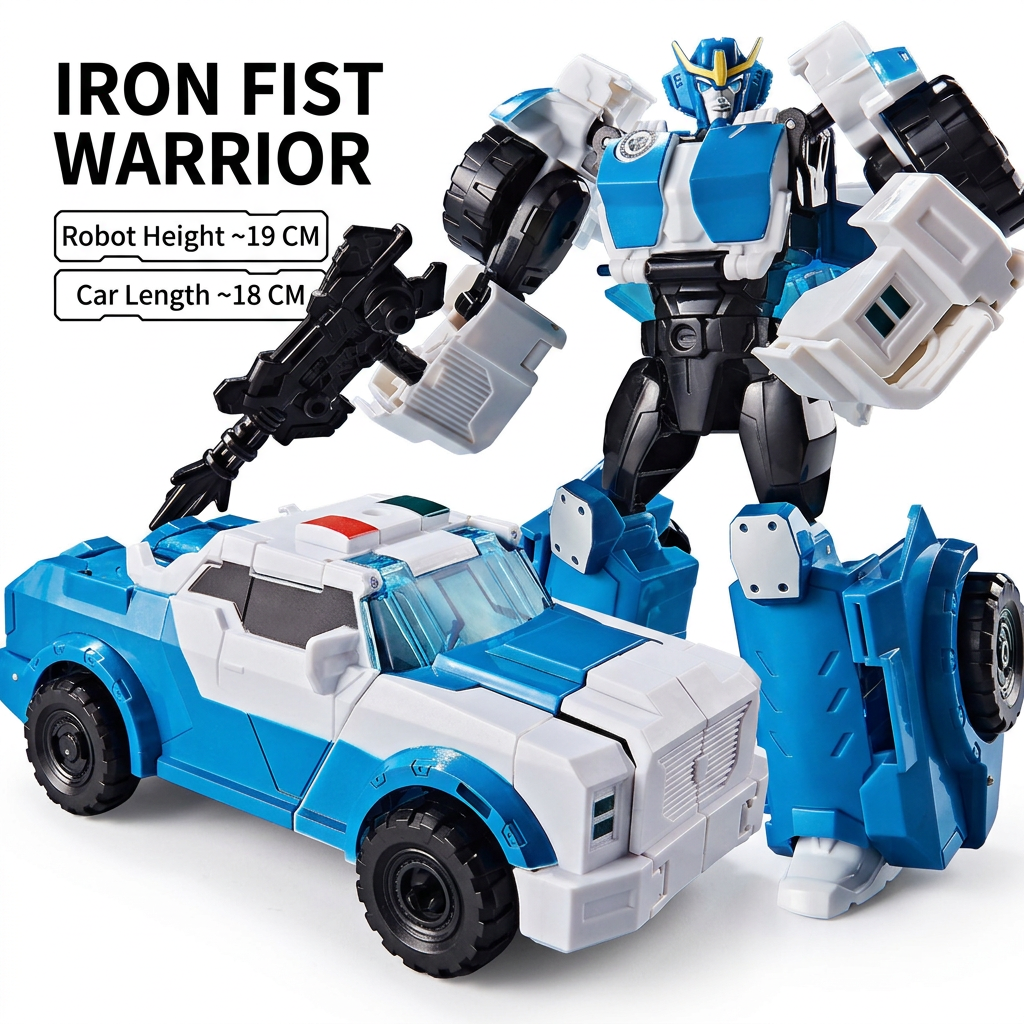 Kids transforming toy robots Optimus Prime Bumblebee