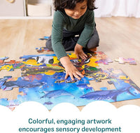 Kids Underwater Ocean Puzzle – Jumbo 48 Piece Jigsaw for Ages 3+ with Ocean Life Theme