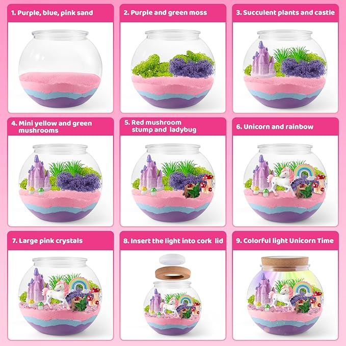 Kids unicorn arts and crafts kit for creative play