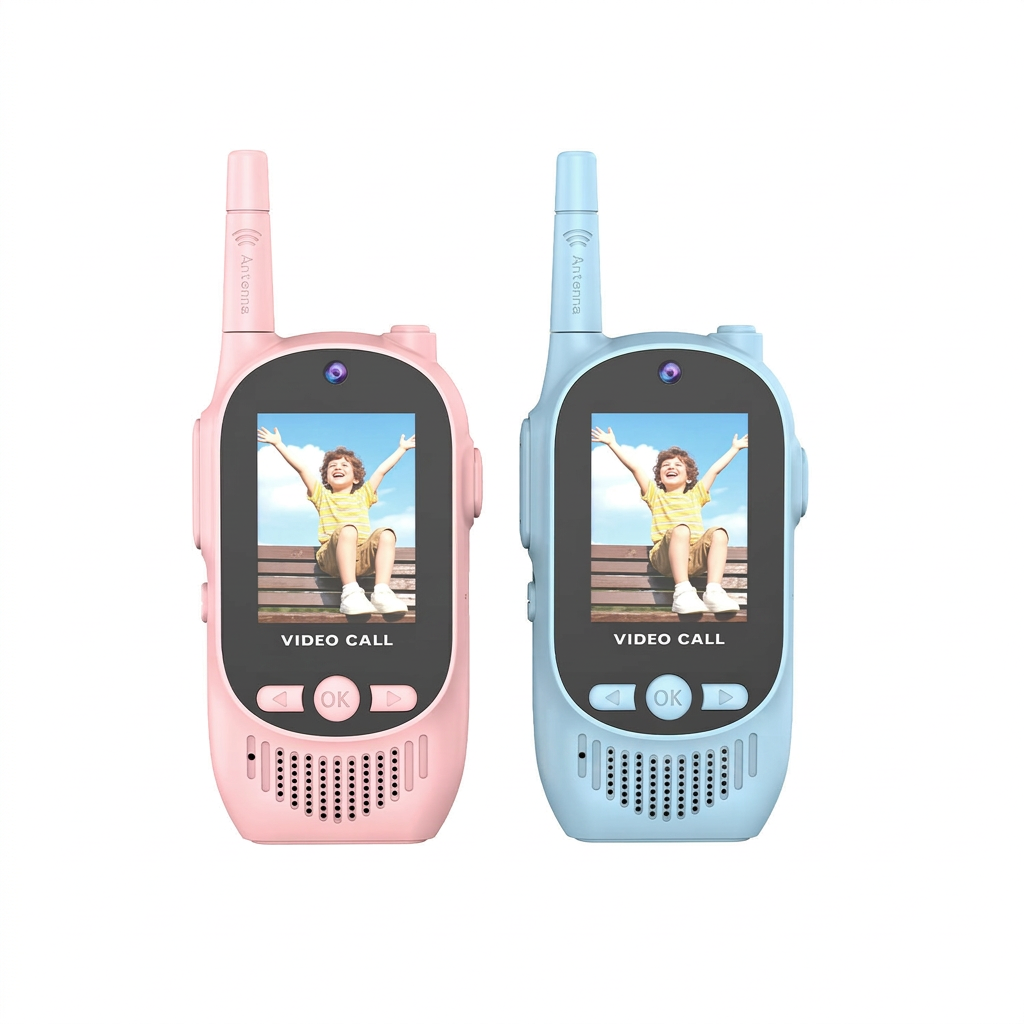 Kids video walkie talkie interactive communication toy
