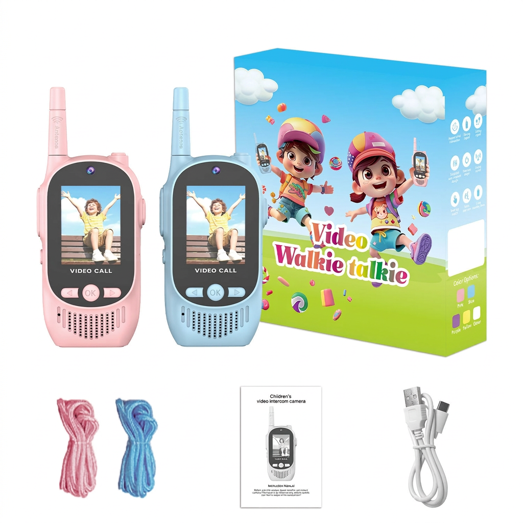 Kids voice and video communication toy
