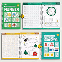 Kids writing practice books with disappearing ink reusable