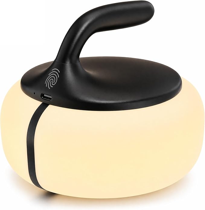 8 color touch dimmable portable night light for kids and baby
